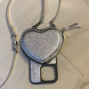 Bandolier iPhone 14 Pro Willa Heart Crossbody Case